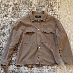 Abercrombie & Fitch Tan Corduroy Shirt